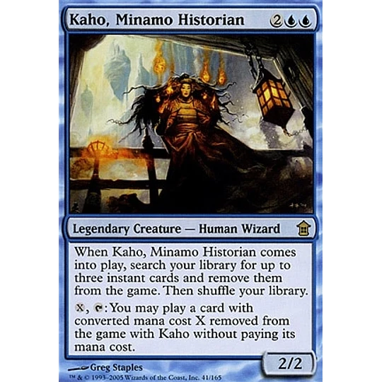 Kaho, Minamo Historian - Saviors of Kamigawa (inglés)