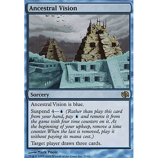 Ancestral Vision - Duel Decks: Jace Vs. Chandra (inglés)