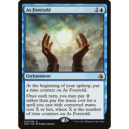 As Foretold - Amonkhet (español)