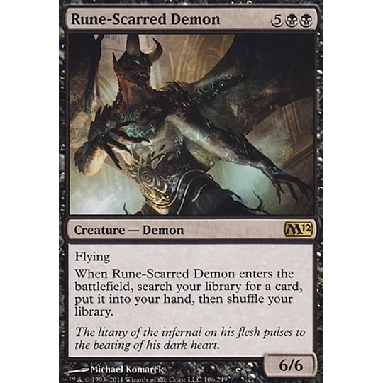 Rune-Scarred Demon - 2012 Core Set (español)