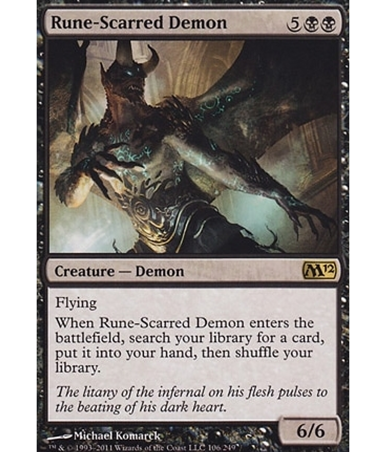 Rune-Scarred Demon - 2012 Core Set (español)