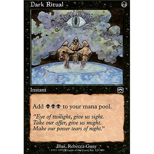 Dark Ritual - Mercadian Masques (inglés)