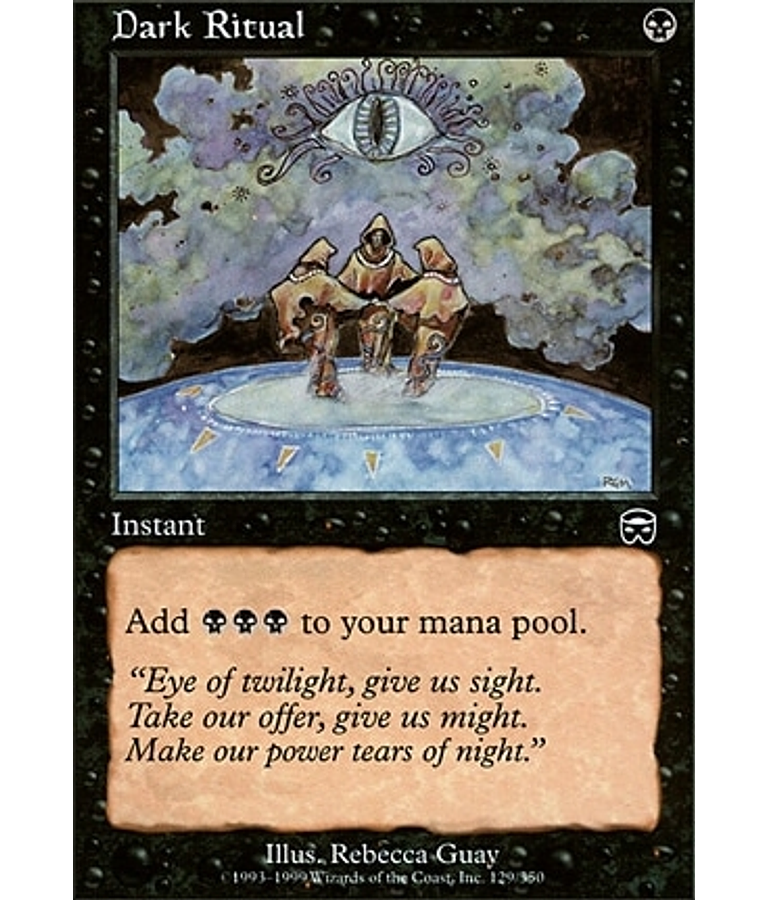 Dark Ritual - Mercadian Masques (inglés)