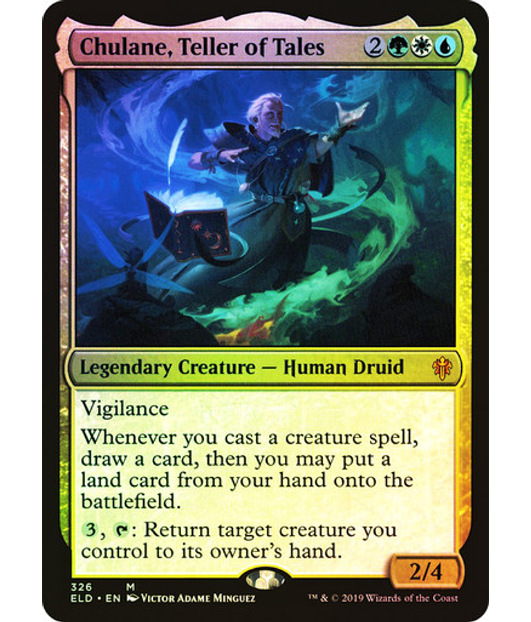 Chulane, Teller of Tales (Brawl Deck Card) - Throne of Eldraine Foil (inglés)