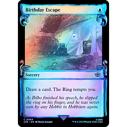 Birthday Escape (0494 - Scroll Showcase - Silver Foil) - The Lord of the Rings: Tales of Middle-earth Variants Foil (inglés)