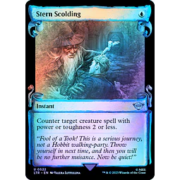 Stern Scolding Foil (0522 - Scroll Showcase) - The Lord of the Rings: Tales of Middle-earth Variants FOIL (inglés)