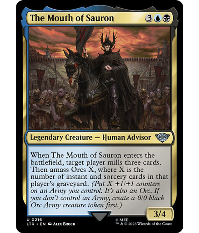 The Mouth of Sauron - The Lord of the Rings: Tales of Middle-earth - PLAYSET (X4)