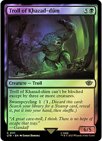 Troll of Khazad-dum - The Lord of the Rings: Tales of Middle-earth FOIL (inglés)