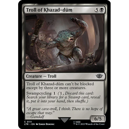 Troll of Khazad-dum - The Lord of the Rings: Tales of Middle-earth (inglés)