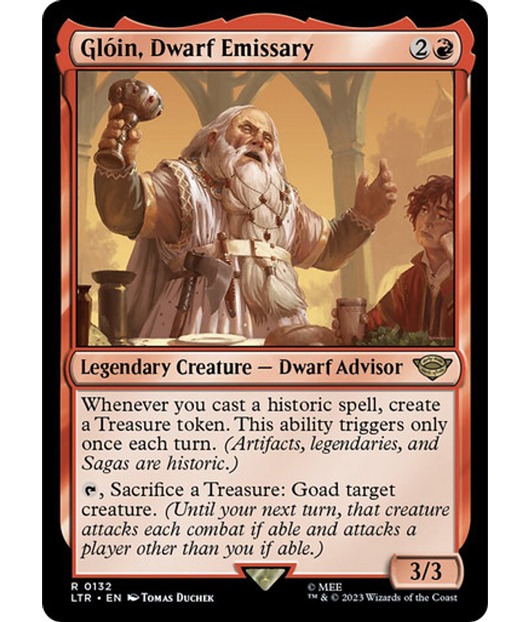 Gloin, Dwarf Emissary - The Lord of the Rings: Tales of Middle-earth (inglés)