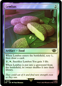 Lembas - The Lord of the Rings: Tales of Middle-earth Foil (inglés)