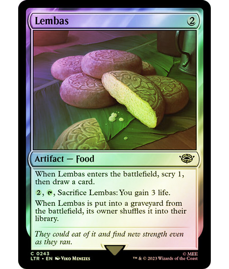 Lembas - The Lord of the Rings: Tales of Middle-earth Foil (inglés)