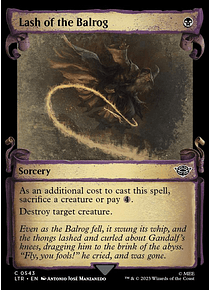 Lash of the Balrog (0543 - Scroll Showcase) - The Lord of the Rings: Tales of Middle-earth Variants (inglés)