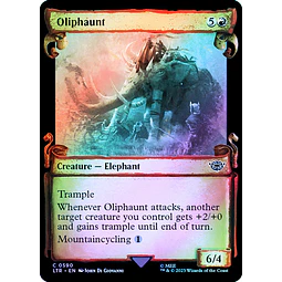 Oliphaunt (0590 - Scroll Showcase - Silver Foil) - The Lord of the Rings: Tales of Middle-earth Variants Foil (inglés)