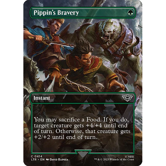 Pippin's Bravery (Borderless) - The Lord of the Rings: Tales of Middle-earth - PLAYSET (x4)