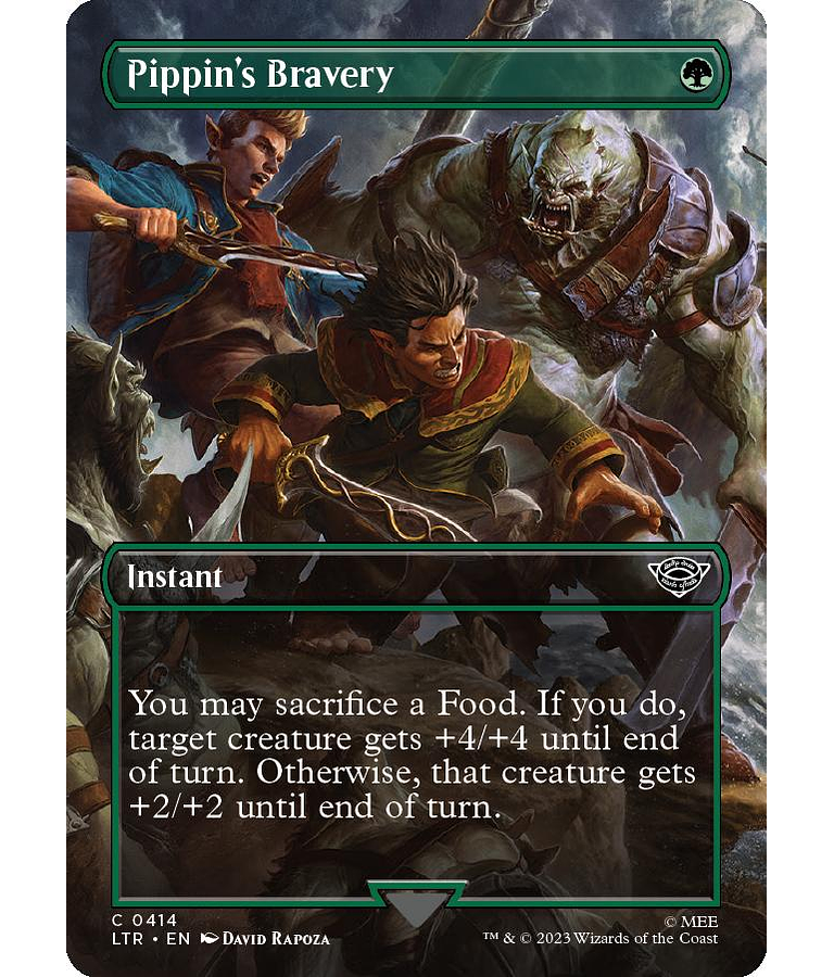 Pippin's Bravery (Borderless) - The Lord of the Rings: Tales of Middle-earth - PLAYSET (x4)