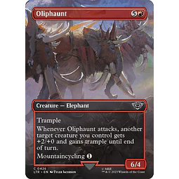 Oliphaunt (Borderless) - The Lord of the Rings: Tales of Middle-earth Variants - PLAYSET (x4)