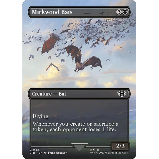 Mirkwood Bats (Borderless) - The Lord of the Rings: Tales of Middle-earth Variants (inglés)