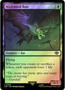 Mirkwood Bats - The Lord of the Rings: Tales of Middle-earth Foil (inglés)