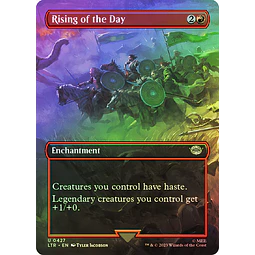 Rising of the Day (Borderless) - The Lord of the Rings: Tales of Middle-earth Variants Foil (inglés)