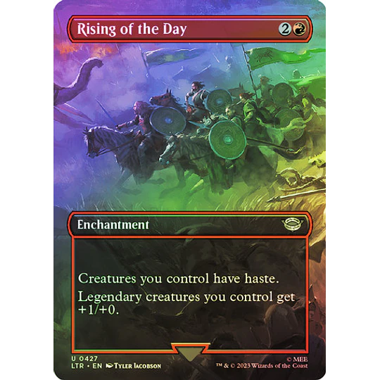 Rising of the Day (Borderless) - The Lord of the Rings: Tales of Middle-earth Variants Foil (inglés)