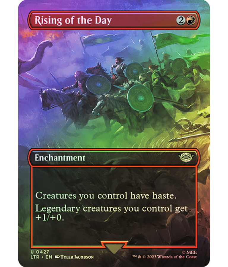 Rising of the Day (Borderless) - The Lord of the Rings: Tales of Middle-earth Variants Foil (inglés)