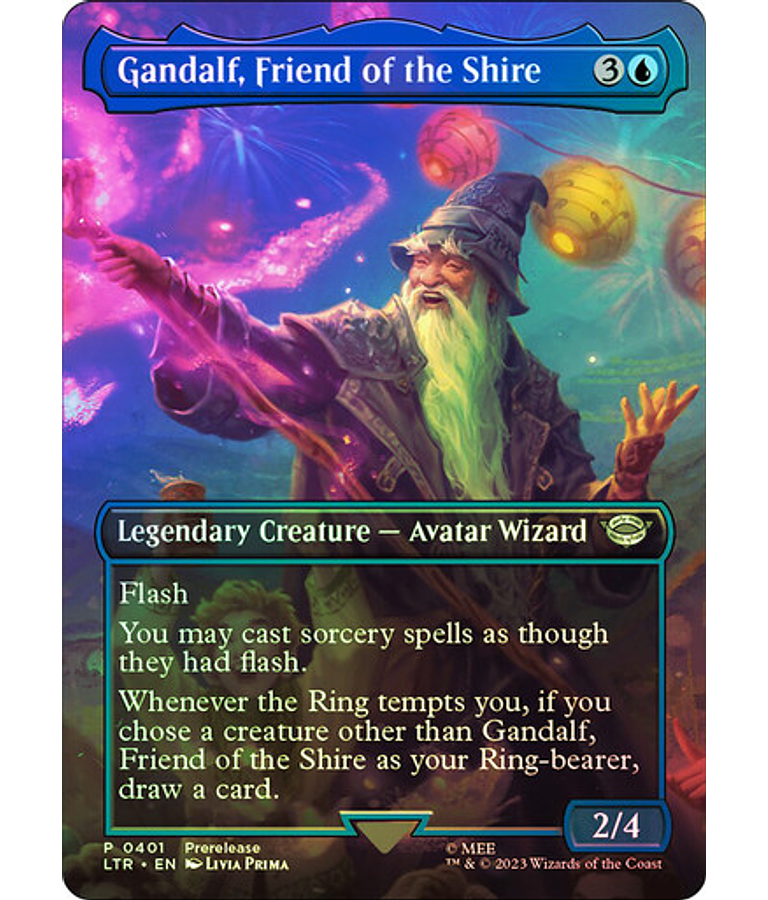 Gandalf, Friend of the Shire (No-Stamp Prerelease Foil) - Promotional (inglés)
