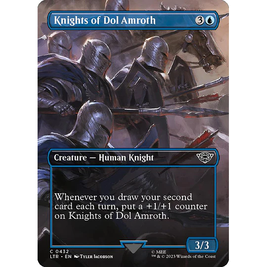 Knights of Dol Amroth (Borderless) - The Lord of the Rings: Tales of Middle-earth Variants - PLAYSET (x4)