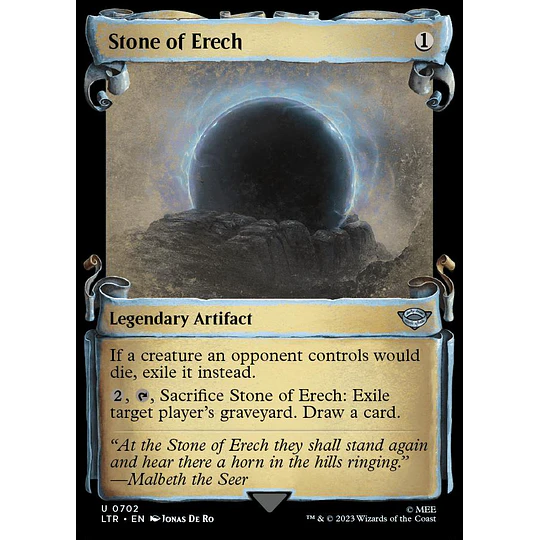Stone of Erech (0702 - Scroll Showcase) - The Lord of the Rings: Tales of Middle-earth Variants (inglés)