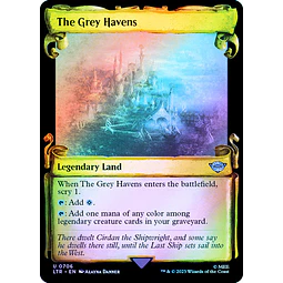 The Grey Havens (0706 - Scroll Showcase - Silver Foil) - The Lord of the Rings: Tales of Middle-earth Variants Foil (inglés)