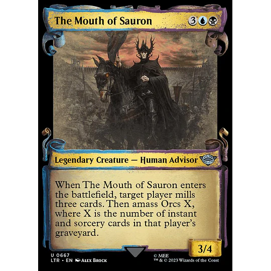 The Mouth of Sauron (0667 - Scroll Showcase) - The Lord of the Rings: Tales of Middle-earth Variants (inglés)