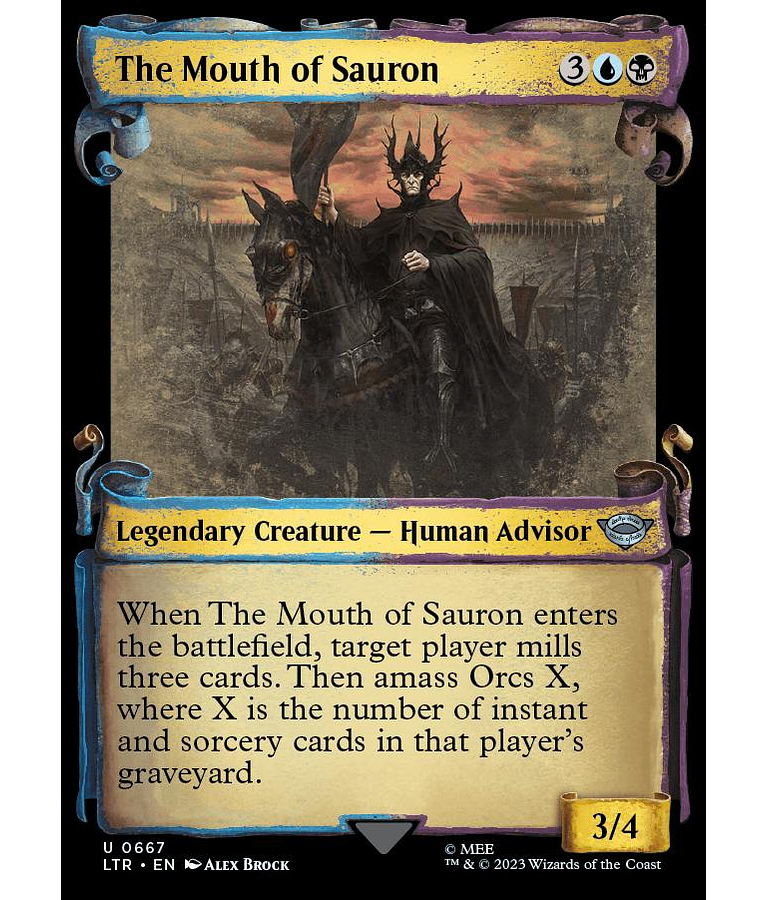 The Mouth of Sauron (0667 - Scroll Showcase) - The Lord of the Rings: Tales of Middle-earth Variants (inglés)