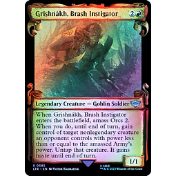 Grishnakh, Brash Instigator (0585 - Scroll Showcase - Silver Foil) - The Lord of the Rings: Tales of Middle-earth Variants Foil (inglés)