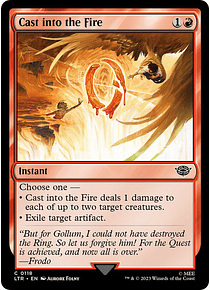 Cast into the Fire - The Lord of the Rings: Tales of Middle-earth (inglés)