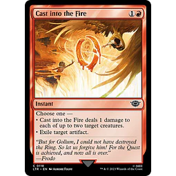 Cast into the Fire - The Lord of the Rings: Tales of Middle-earth (inglés)