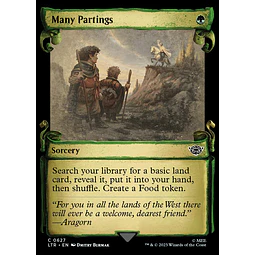 Many Partings (0627 - Scroll Showcase) - The Lord of the Rings: Tales of Middle-earth Variants (inglés)