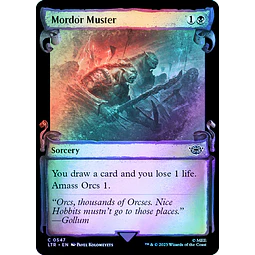 Mordor Muster (0547 - Scroll Showcase - Silver Foil) - The Lord of the Rings: Tales of Middle-earth Variants Foil (inglés)
