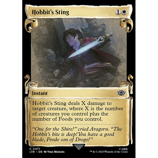 Hobbit's Sting (0471 - Scroll Showcase) - The Lord of the Rings: Tales of Middle-earth Variants (inglés)