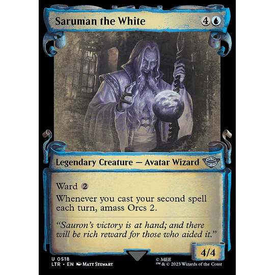 Saruman the White (0518 - Scroll Showcase) - The Lord of the Rings: Tales of Middle-earth Variants (inglés)