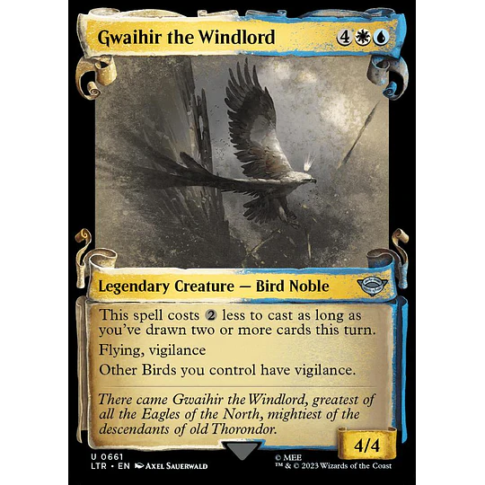 Gwaihir the Windlord (0661 - Scroll Showcase) - The Lord of the Rings: Tales of Middle-earth Variants (inglés)
