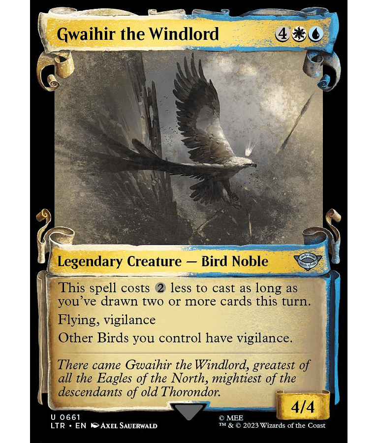 Gwaihir the Windlord (0661 - Scroll Showcase) - The Lord of the Rings: Tales of Middle-earth Variants (inglés)