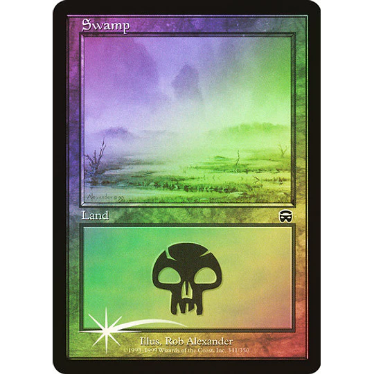 Swamp (341 C) - Mercadian Masques Foil (español)