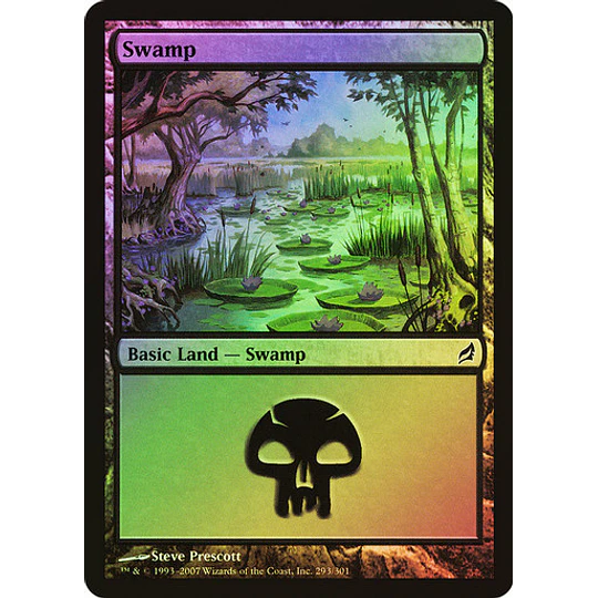 Swamp (293 D) - Lorwyn Foil (español)