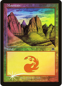 Mountain (343 A) - Onslaught Foil (español)