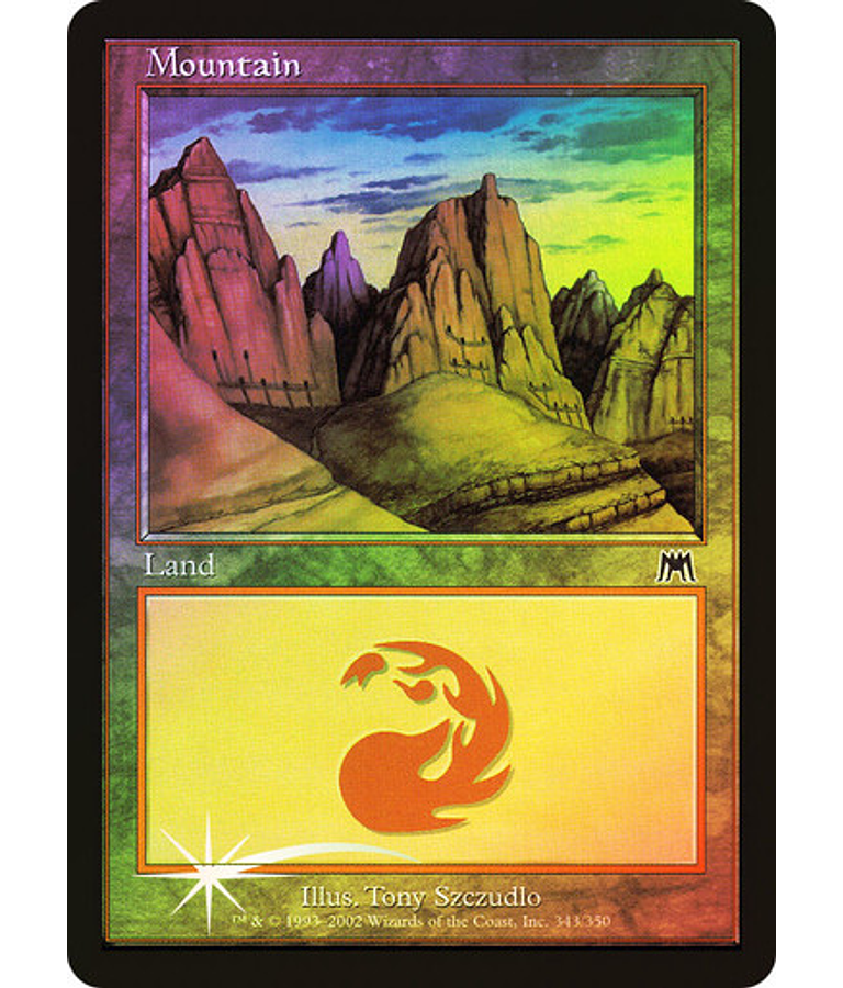 Mountain (343 A) - Onslaught Foil (español)