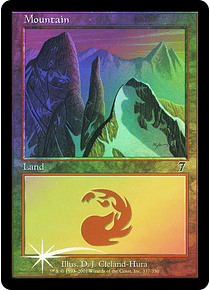 Mountain (337 A) - 7th Edition Foil (español)