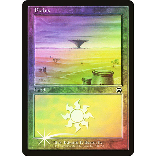 Plains (334 D) - Mercadian Masques Foil (inglés)