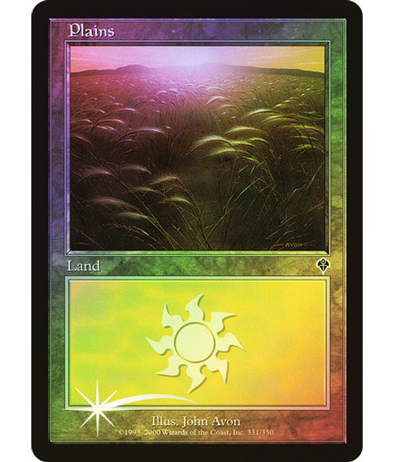 Plains (331 A) - Invasion Foil (español)