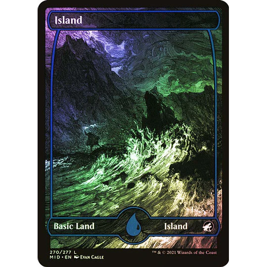 Island (270) - Innistrad: Midnight Hunt Foil (inglés)