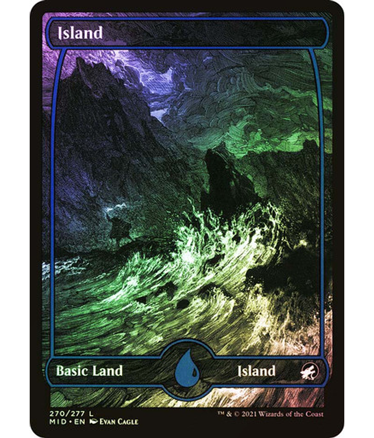 Island (270) - Innistrad: Midnight Hunt Foil (inglés)